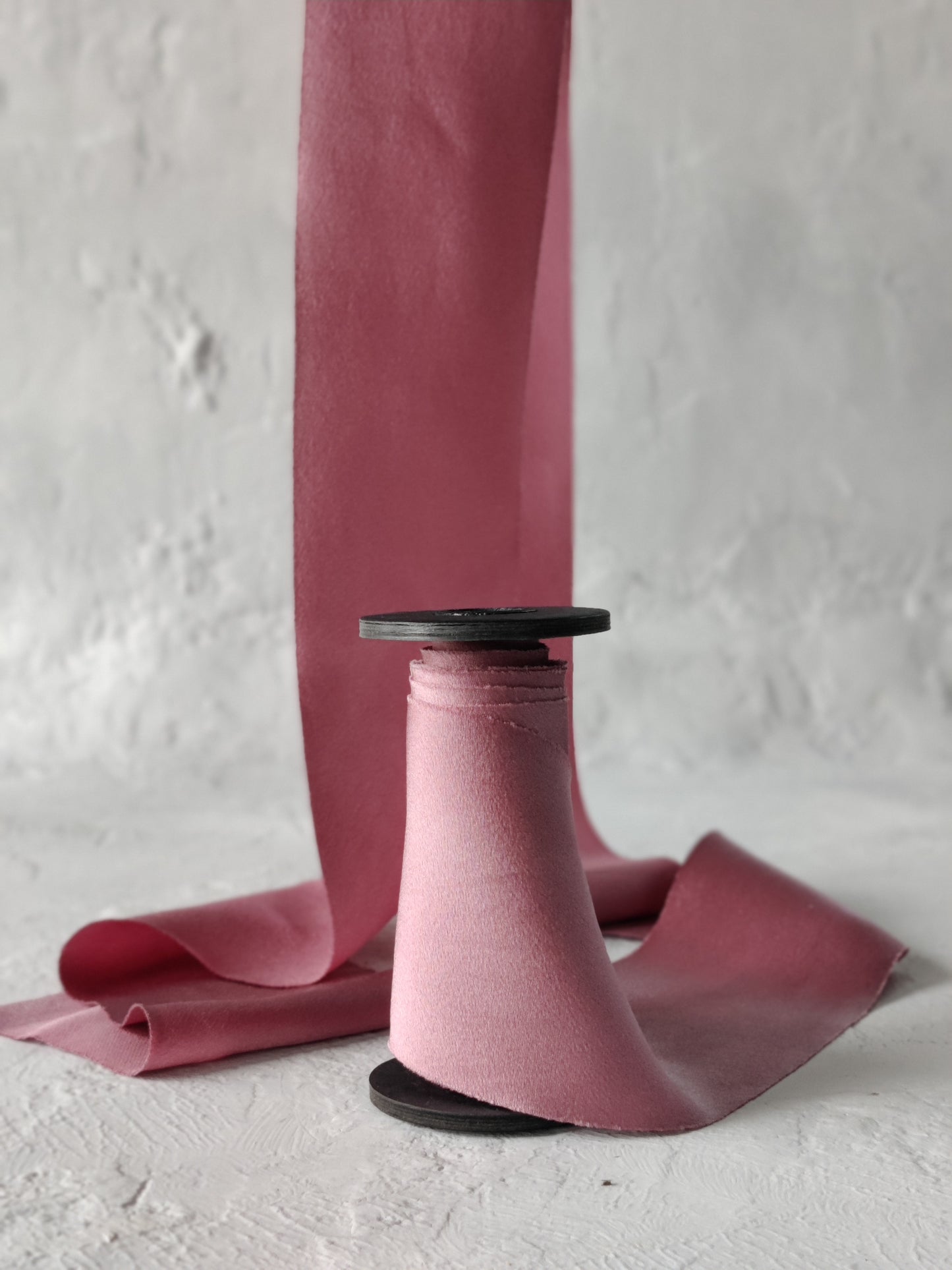 Dark Pink Satin Silk ribbon nz | Silk & Sorcery