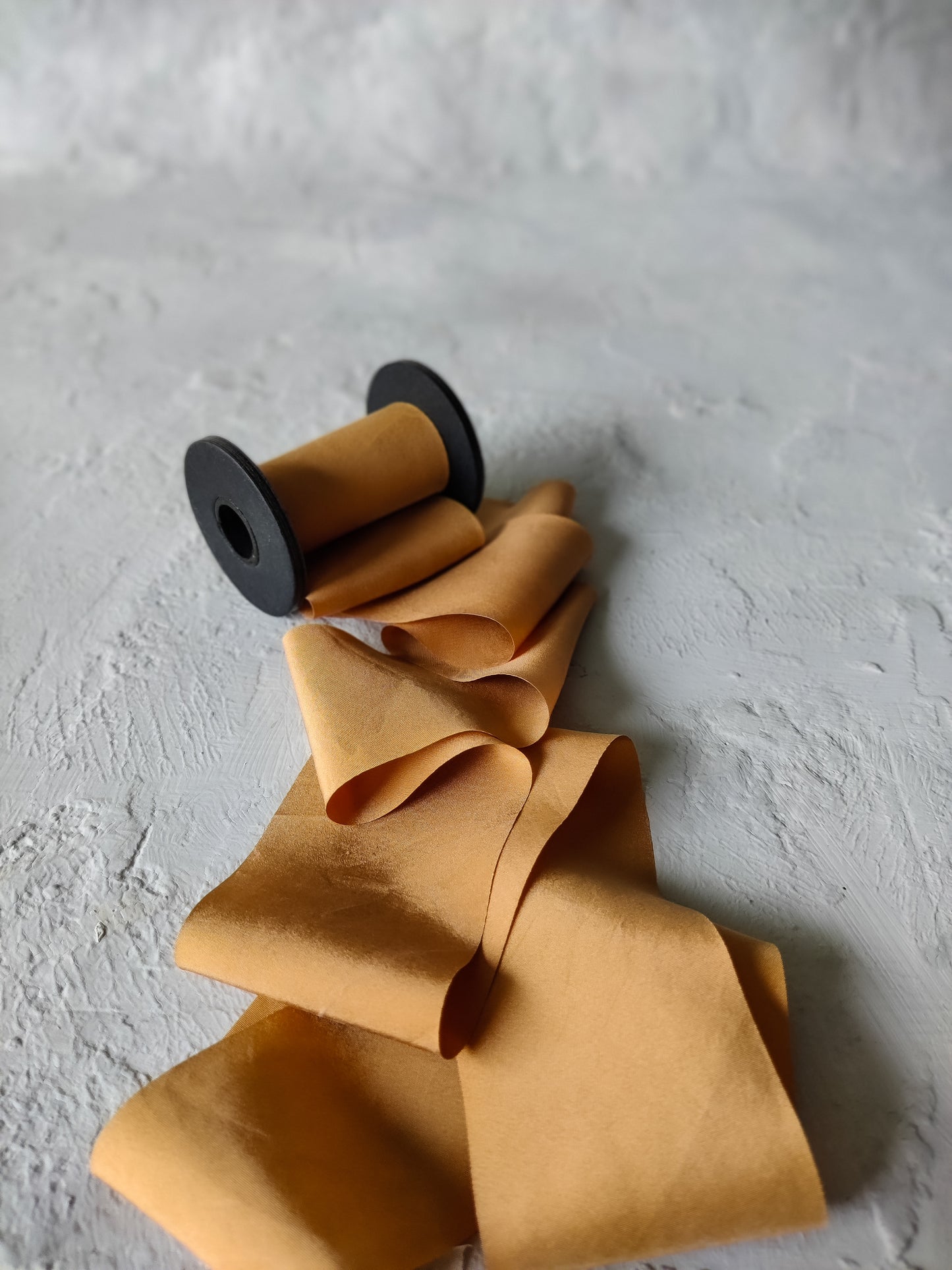 Bronze silk ribbon | Silk & Sorcery
