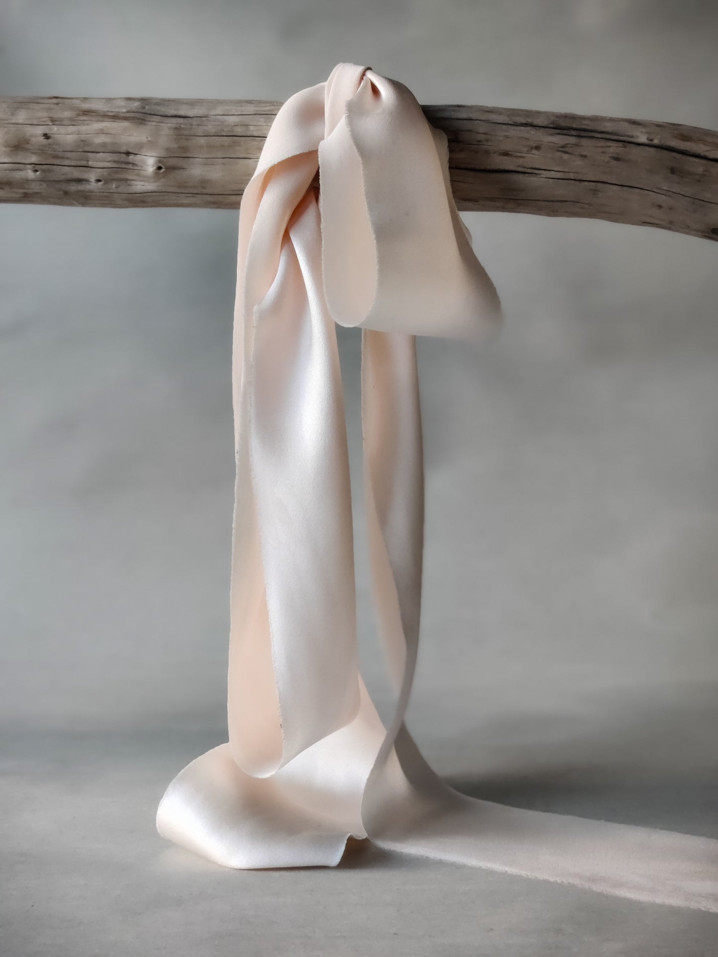 Blush silk ribbon plant dyed | Silk & Sorcery