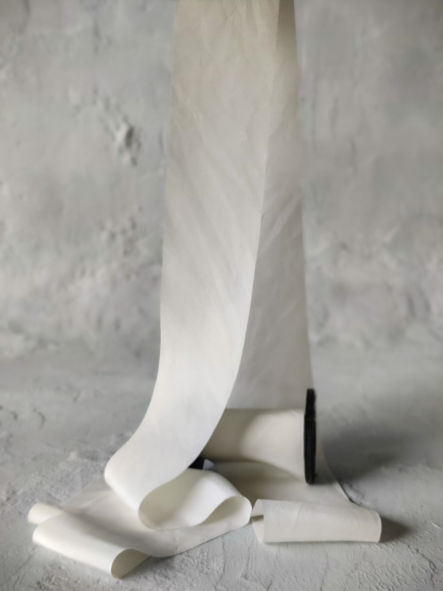Plant dyed white silk bridal ribbon | Silk & Sorcery
