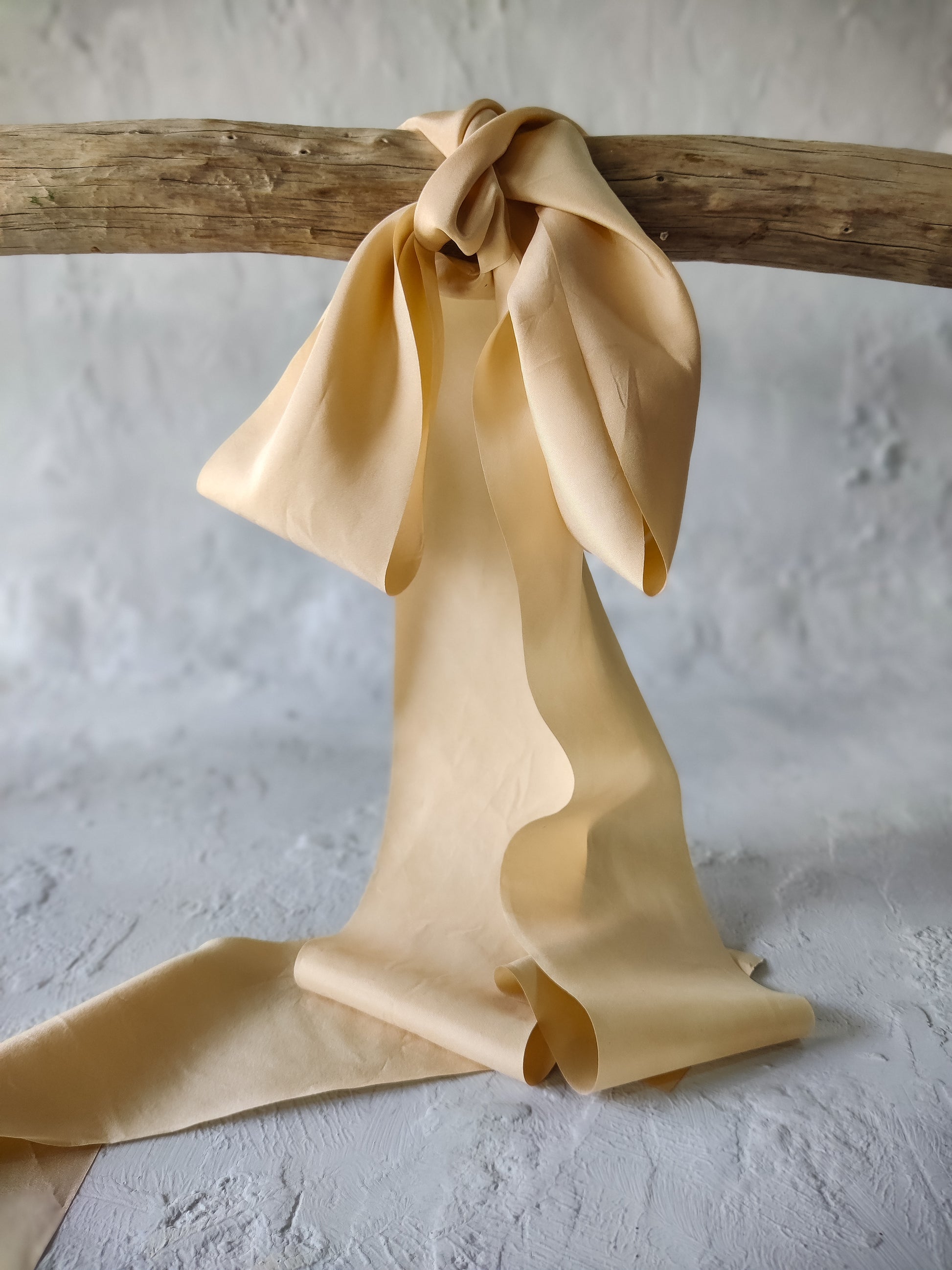 Silk Ribbon bows plant dyed | Silk & Sorcery