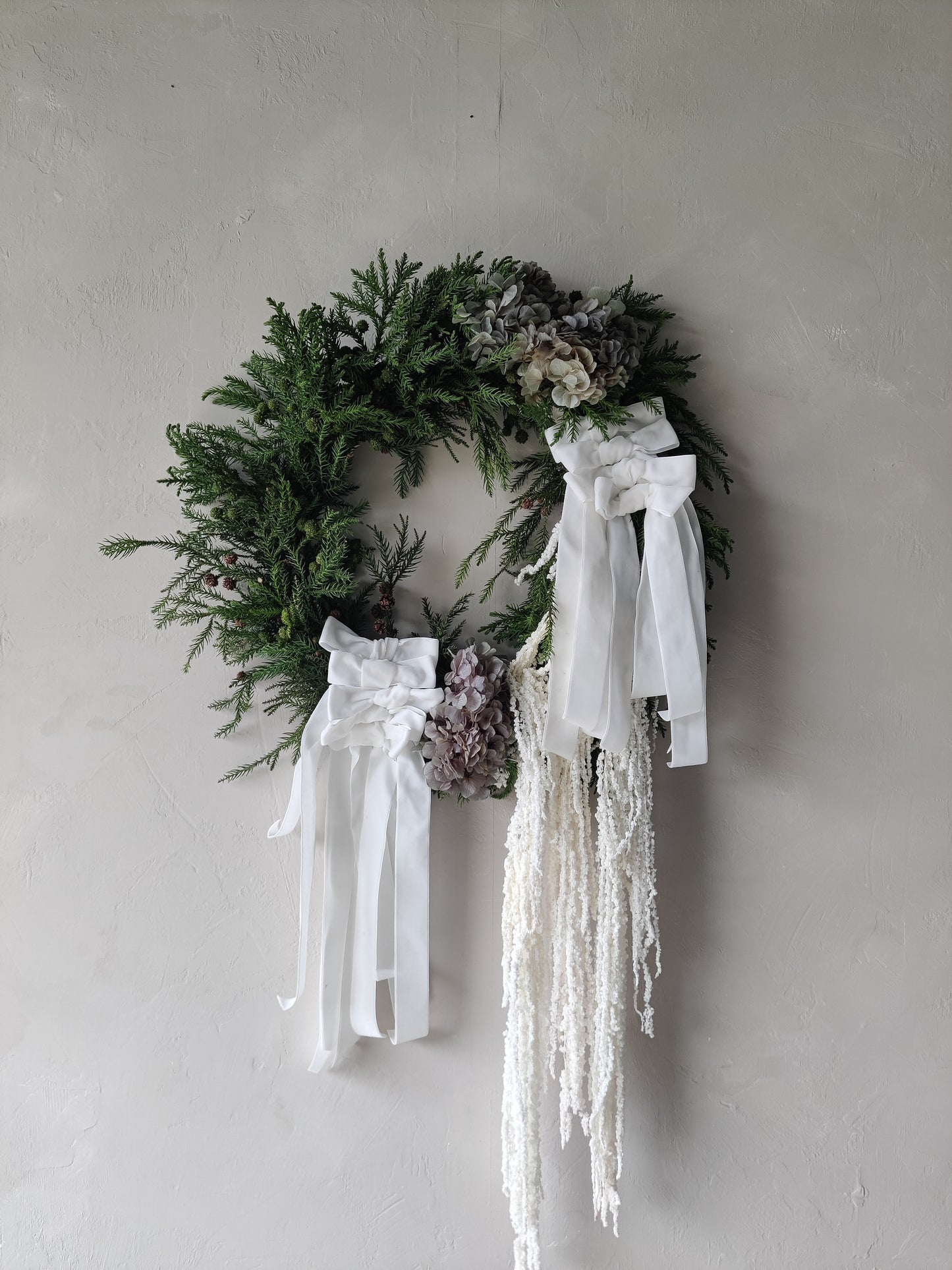 White Christmas Wreath NZ Silk & Sorcery 